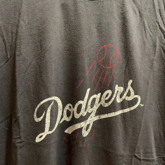 Dodgers Baseball distressed look tee. Red Jacket brand. Size Small. MLB. NWT - Picture 3 of 4